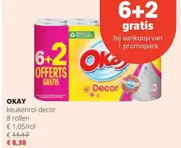 Spar OKAY keukenrol decor aanbieding