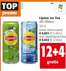 Colruyt Lipton Ice Tea alle blikken aanbieding