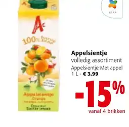 Colruyt Appelsientje met appel aanbieding