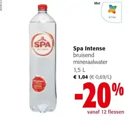 Colruyt Spa Intense bruisend mineraalwater aanbieding