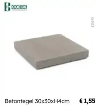 Multi bazar Coeck betontegel aanbieding
