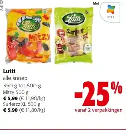 Colruyt Lutti Mitzy 500 g aanbieding