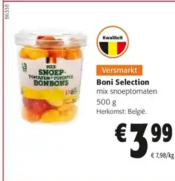 Colruyt Boni Selection mix snoeptomaten 500 g aanbieding