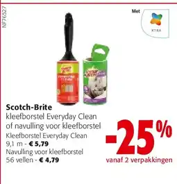 Colruyt Scotch-Brite Kleefborstel Everyday Clean 9,1 m aanbieding