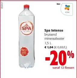 Colruyt Spa Intense bruisend mineraalwater 1,5 L aanbieding