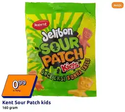 Action Kent Sour Patch kids 160 gram aanbieding