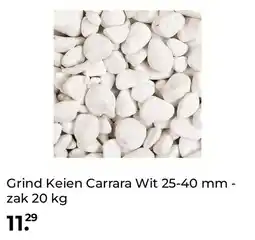 GAMMA Grind Keien Carrara Wit 25-40 mm - zak 20 kg aanbieding