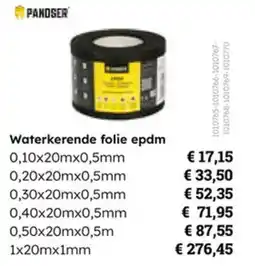 Multi bazar Pandser Waterkerende folie epdm aanbieding