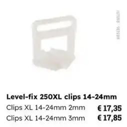 Multi bazar Level-fix 250XL clips aanbieding