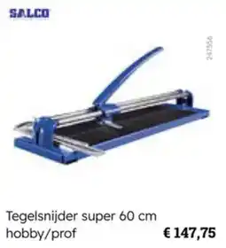 Multi bazar Salco Tegelsnijder super hobby / prof aanbieding