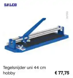 Multi bazar Salco Tegelsnijder uni hobby aanbieding