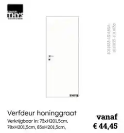 Multi bazar Verfdeur honinggraat aanbieding
