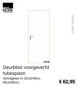 Multi bazar Deurblad voorgeverfd tubespaan aanbieding