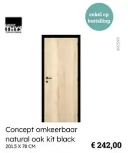 Multi bazar Concept omkeerbaar natural oak kit black aanbieding