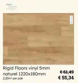 Multi bazar Rigid Floors vinyl naturel aanbieding