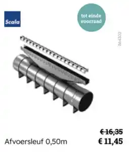 Multi bazar Scala Afvoersleuf aanbieding