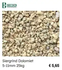 Multi bazar Coeck Siergrind Dolomiet aanbieding