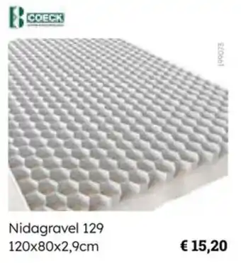 Multi bazar Coeck Nidagravel 129 aanbieding