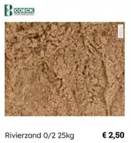 Multi bazar Coeck Rivierzand 0/2 aanbieding
