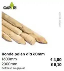 Multi bazar Cartri Ronde palen dia aanbieding