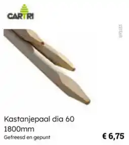 Multi bazar Cartri Kastanjepaal dia 60 aanbieding
