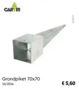 Multi bazar Cartri Grondpiket aanbieding