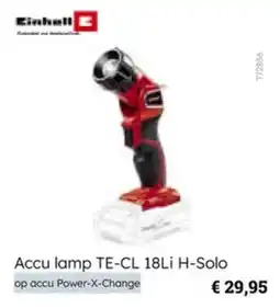 Multi bazar Einhell Accu lamp TE-CL 18Li H-Solo aanbieding