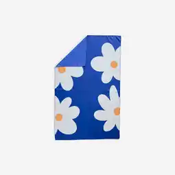 Decathlon Microvezel handdoek maat XL 110 x 175 cm bloemenprint aanbieding