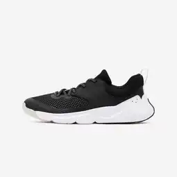 Decathlon Lichte multisportschoenen met veters voor kinderen Playful Fast zwart aanbieding