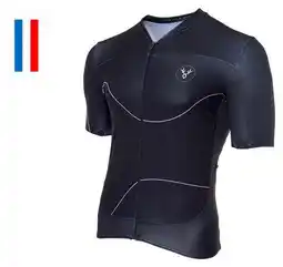 Decathlon LeBram Roselend Short Sleeve Jersey Zwart Adjusted Fit aanbieding