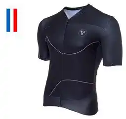 Decathlon LeBram Roselend Short Sleeve Jersey Zwart Adjusted Fit aanbieding