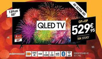 Electro Depot Edenwood Qled Tv aanbieding