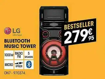 Electro Depot Lg Bluetooth Music Tower aanbieding