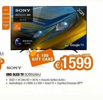 Expert Sony Uhd Oled Tv aanbieding