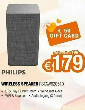 Expert Philips Wireless Speaker aanbieding