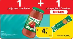 Carrefour Saus Miracoli aanbieding