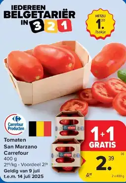 Carrefour Tomaten San Marzano Carrefour aanbieding
