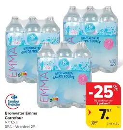 Carrefour Bronwater Emma Carrefour aanbieding