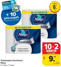 Carrefour Toiletpapier Excellence Nalys aanbieding