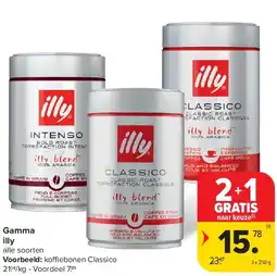 Carrefour Gamma illy aanbieding