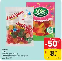 Carrefour Snoep Lutti aanbieding