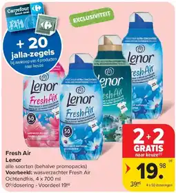 Carrefour Fresh Air Lenor aanbieding