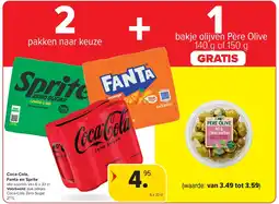 Carrefour Coca-Cola, Fanta en Sprite aanbieding
