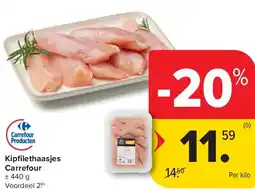 Carrefour Kipfi lethaasjes Carrefour aanbieding