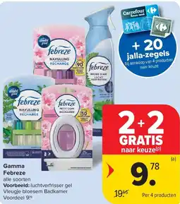 Carrefour Gamma Febreze aanbieding