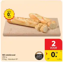Carrefour Wit stokbrood aanbieding
