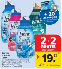 Carrefour Gamma Fresh Air Lenor aanbieding