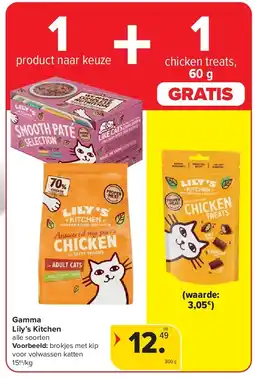 Carrefour Gamma Lily’s Kitchen aanbieding