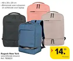Carrefour Rugzak New York aanbieding