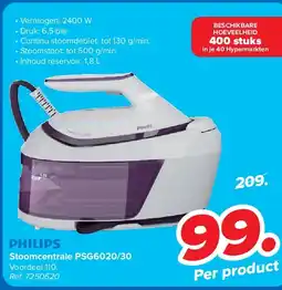 Carrefour Stoomcentrale PSG6020/30 aanbieding